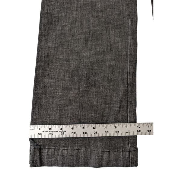 Coldwater Creek Womens Straight Flair Leg GrayJeans Sz 14 Dark Wash Classic Fit - Picture 7 of 7